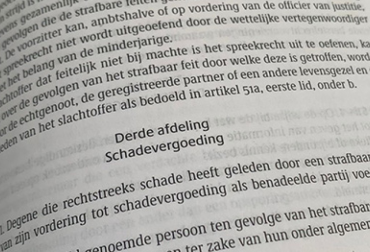Slachtofferrechten en schadevergoeding in het strafproces